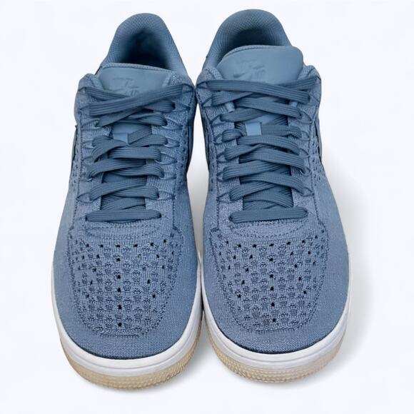 Nike Air Force 1 Ultra Flyknit Low Top Sneakers in Work Blue Men's 11.5 Comfort - Picture 2 of 9